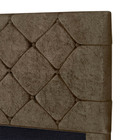 Cabeceira Gabriela Casal 140 Cm Para Cama Box Suede Amassado