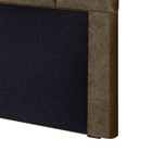 Cabeceira Gabriela Casal 140 Cm Para Cama Box Suede Amassado