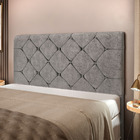 Cabeceira Gabriela Casal King Size 195 Cm Para Cama Box Suede