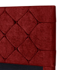 Cabeceira Gabriela Casal King Size 195 Cm Para Cama Box Suede