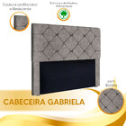 Cabeceira Gabriela King Size Em Madeira De Reflorestamento 19