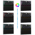 Cabeceira Gamer 1 40 Led E Carregador Ninja X Preto / Branco