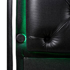 Cabeceira Gamer Ninja X 90cm Com Led E Carregador Preto Com B