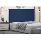 Cabeceira Garden Para Cama Box Queen 160 Cm Suede Azul Marinh