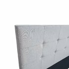 Cabeceira Genebra Casal 8,5 Cm X 120 Cm X 142 Cm Azul Claro