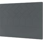 Cabeceira Genebra Plus Casal 1400mm Suede Cinza - Simbal