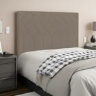 Cabeceira Genebra Plus Casal 1400mm Veludo Adar Castor - Simb