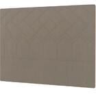 Cabeceira Genebra Plus Casal 1400mm Veludo Adar Castor - Simb