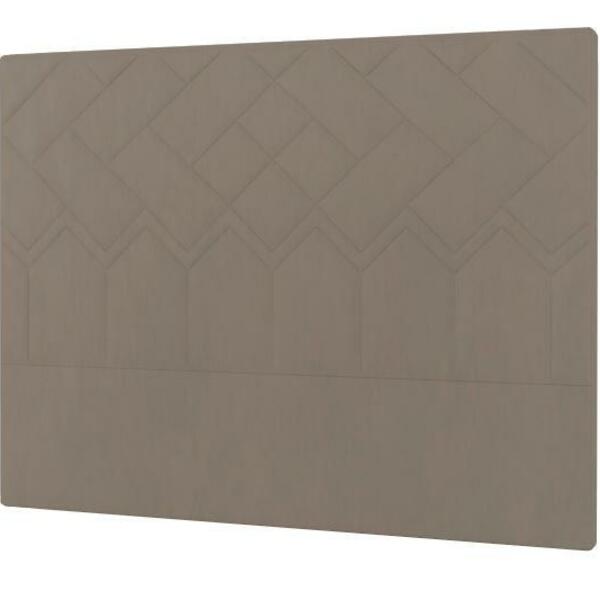 Cabeceira Genebra Plus Casal 1400mm Veludo Adar Castor - Simb