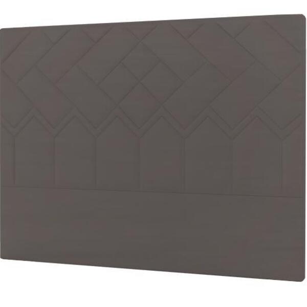 Cabeceira Genebra Plus Queen 1600mm Veludo Adar Marrom - Simb