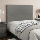 Cabeceira Genebra Plus Queen 1600mm Veludo Slim Chumbo - Simb