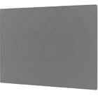 Cabeceira Genebra Plus Solteiro 900mm Linho Chumbo - Simbal