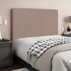 Cabeceira Genebra Plus Viúva 1000mm Suede Bege - Simbal