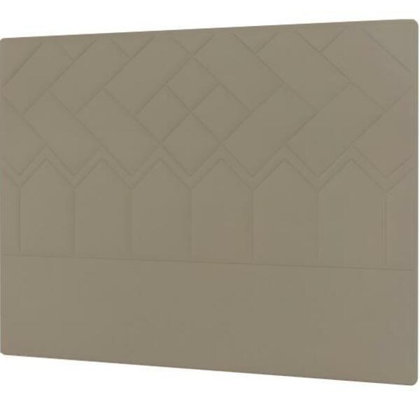 Cabeceira Genebra Plus Viúva 1000mm Veludo Slim Castor - Simb