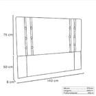 Cabeceira Gênova 140 Cm Casal