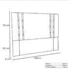 Cabeceira Gênova 195 Cm King