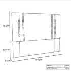 Cabeceira Gênova 195 Cm King