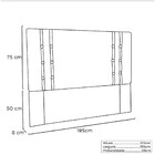 Cabeceira Gênova 195 Cm King