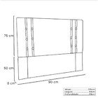 Cabeceira Gênova 90 Cm Solteiro