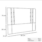 Cabeceira Gênova 90 Cm Solteiro