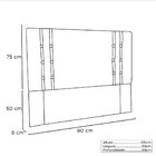 Cabeceira Gênova 90 Cm Solteiro