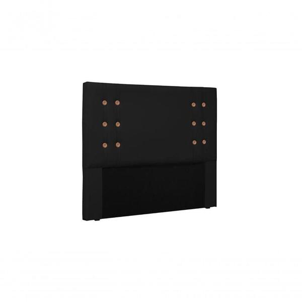 Cabeceira Genova Corano Preto Queen 160cm Spezzia