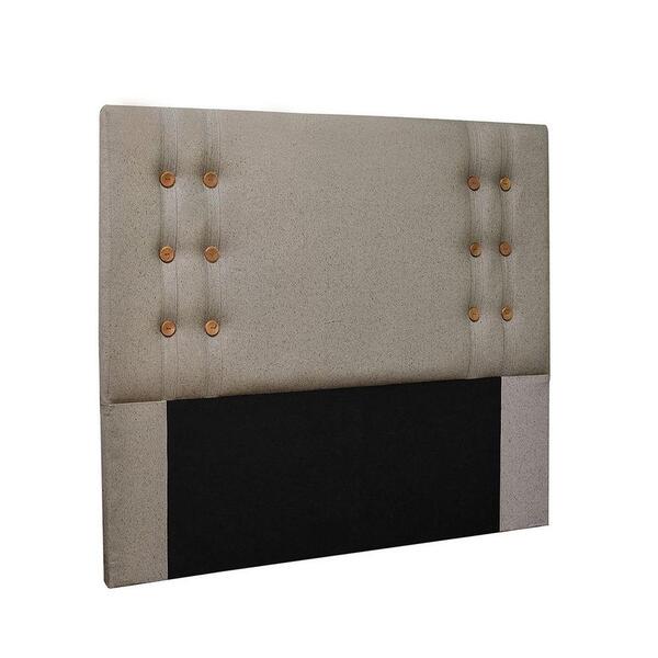Cabeceira Gênova Para Cama Box Casal 140cm Linho Areia