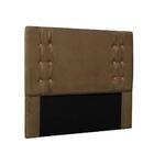 Cabeceira Gênova Para Cama Box King 195cm Suede Caramelo