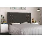 Cabeceira Gênova Para Cama Box King 195cm Suede Cinza