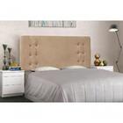 Cabeceira Genova Suede Bege Queen 160cm Spezzia