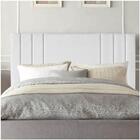 Cabeceira Grécia 140cm Casal Suede Branco