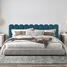 Cabeceira Green Mars Estofada Nuvem Para Cama Casal King