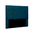 Cabeceira Havana 1,60 Veludo Zahav Estofados Azul Marinho