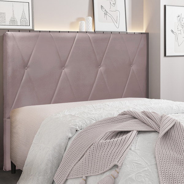 Cabeceira Havana 1,60 Veludo Zahav Estofados Lilas