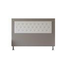 Cabeceira Havana 1,95 Cm Cama Box King Size Suede Bege