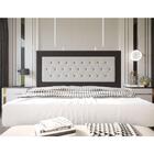 Cabeceira Havana 1,95 Cm Cama Box King Size Suede Marrom