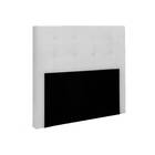 Cabeceira Helena 140cm Corino Branco Bnn Decor