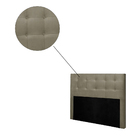 Cabeceira Helena 160cm Suede Bege Bnn Decor