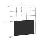 Cabeceira Helena Cama Box Casal 140cm Suede - Pr Móveis