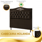 Cabeceira Holanda 0,90 Para Cama Box Solteiro - Veludo