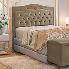 Cabeceira Holanda 195cm King Size Estofada Veludo Star Confort
