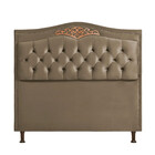 Cabeceira Holanda 195cm King Size Estofada Veludo Star Confort