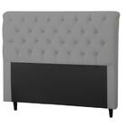 Cabeceira Imperatriz 1000 Plus King Size 1950mm Linho Cinza -