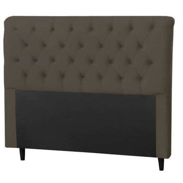 Cabeceira Imperatriz 1000 Plus Queen 1600mm Veludo Cacau - Si