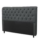 Cabeceira Imperatriz 1000 Plus Solteiro 900mm Suede Cinza - S