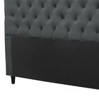 Cabeceira Imperatriz 1000 Plus Solteiro 900mm Suede Cinza - S