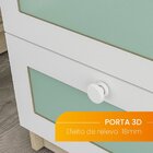 Cabeceira Infantil Comic Legno Salinas/verde Bellagio/branco