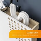 Cabeceira Infantil Domi Branco/legno Salinas