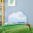 Cabeceira Infantil Dormindo Nas Nuvens Com Led Ides