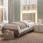 Cabeceira Infantil Estofada Com Led